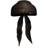 Brown & Gold Cloth Wrapped Bandana [Pirate Set]
