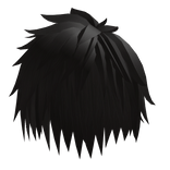 Brown Anime Messy Boy Emo Hair