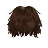 Brown Anime Short Wavy Hair