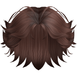 Brown Anime Straight Hair