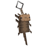 Brown Axolotl Keychain