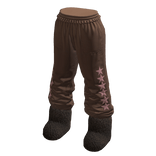 Brown Baggy Pants w/ Furry Boots