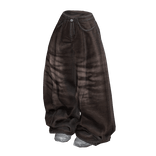 Brown Baggy Y2K Skatecore Jeans