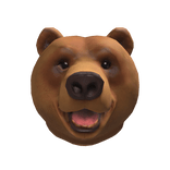 Brown Bear Head 🔥