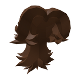 Brown Blocky Long PonyTail