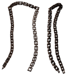 Brown Body Harness Chains