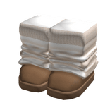 Brown Boots with Leg Warmers 