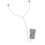 ˖. ♡ brown bwear phone with headphones 