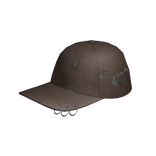 brown cap