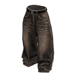 Brown Classic Baggy Denim