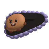 Brown Cookie Hair Clips