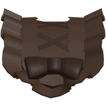 brown coquette doll ruffled headpiece