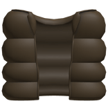 brown cozy puffer vest