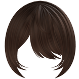 Brown Cozy Side Swept Bangs