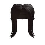 Brown Double Ponytails