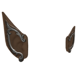 Brown Elf Ears w Piercings