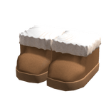 Brown Fluffy Boots