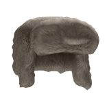 Brown Fur Ushanka Winter Hat