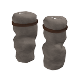 Brown Fuzzy Leg Warmers