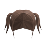 Brown Ginger Anime Cute Kawaii Pigtails