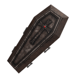 Brown Gothic Casket