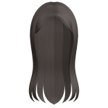 ♡ Brown Grey Pretty Preppy Flowy Long Hair