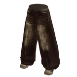 Brown Grunge Jeans