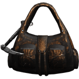 Brown Handheld Dirty Cargo Bag w/ Scythe