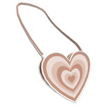 Brown Heart Wave Purse 3.0