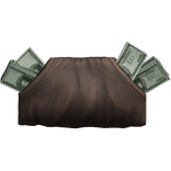 Brown Hoodie Front Pocket W/ Money