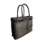 brown leater belt bag