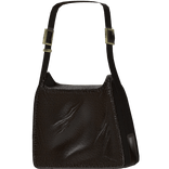 Brown Leather Y2K Designer Shoulder Bag 3.0