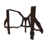 Brown Leather Y-Straps w/ A-Frame