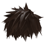 Brown Messy Hairstyle