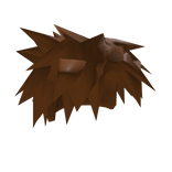 Brown Messy Punk Scene Hair