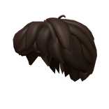 Brown Messy Top Beetle Hair