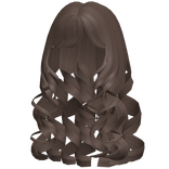 ♡ Brown Mocha Long Summer Princess Curly Hair