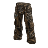 Brown Multi-Pocket Cargo Jeans