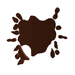 Brown Paint Splatter