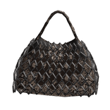 Brown Paisely Emo Grunge Chained Handbag