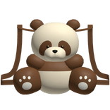 Brown Panda Bear Plushie [1.0]