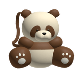 Brown Panda Bear Plushie [3.0]