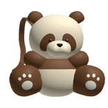 Brown Panda Bear Plushie [3.0]