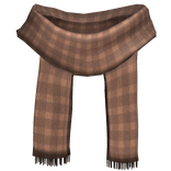 Brown Plaid Scarf