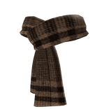 Brown Plaid Scarf