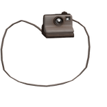 Brown Polaroid Camera