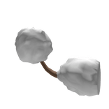 Brown Poodle Tail (White)