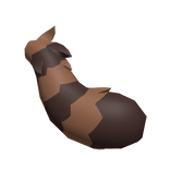 Brown Raccoon Tail