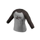 Brown Raglan Tee