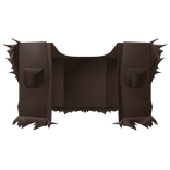 Brown Ripped and Torn Short Jacket